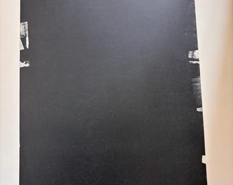 Soulages, Painting, 1967 | Vintage Print | Limited Edition | Abstract Expressionist