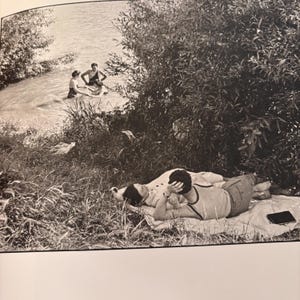 Henri Cartier-Bresson | On Holiday. Banks of the Seine, 1936 | Black and White | Vintage Published Lithograph | Ready to Frame | Wall Art
