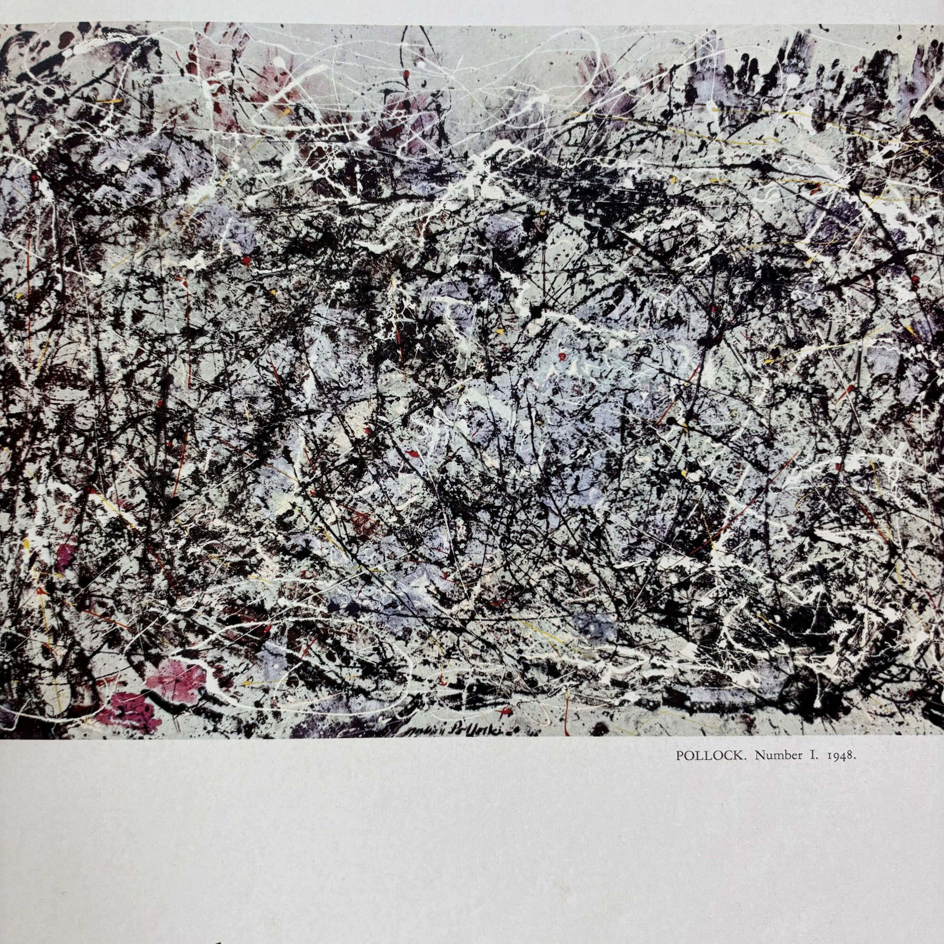 Jackson Pollock, Number 1 | Original Published Lithograph 1961