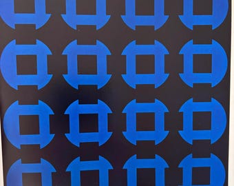 Victor Vasarely, Procion-kek | Vintage Published Lithograph (offset) | Op Art | Modern Wall Art | Vintage Print