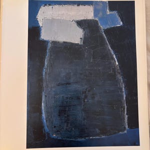 Nicolas de Staël, Grand Composition Blue | Original Published Lithograph | Modernist Expressionist | Mid-Century Modern | Wall Art