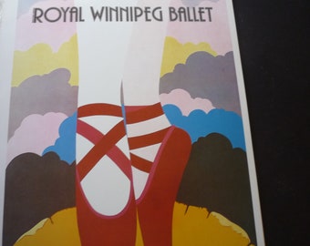 Royal Winnipeg Ballet 1978 New York season Poster by Stefan Czernecki gift for dance lover framable best dance poster