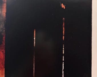 Soulages, Painting 1968 | Limited Edition Vintage Print | Modern Wall Art