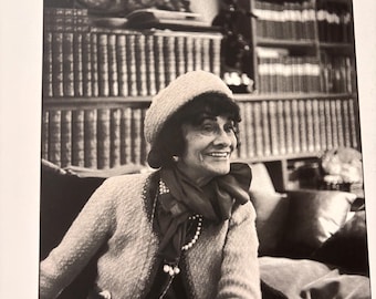 Henri Cartier-Bresson, Coco Chanel | Vintage Print | Wall Art