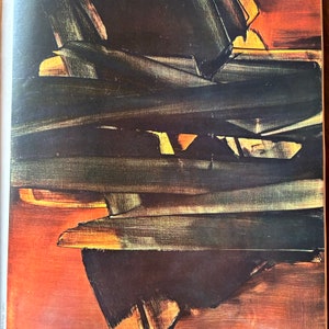 Soulages, Painting 1960 | Original Published Lithograph | Abstract Expressionist | Mid Century Modern Wall Art