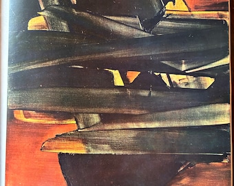 Soulages, Painting 1960 | Original Published Lithograph 1961 Abstract Expressionist |  | Mid Century Modern Wall Art