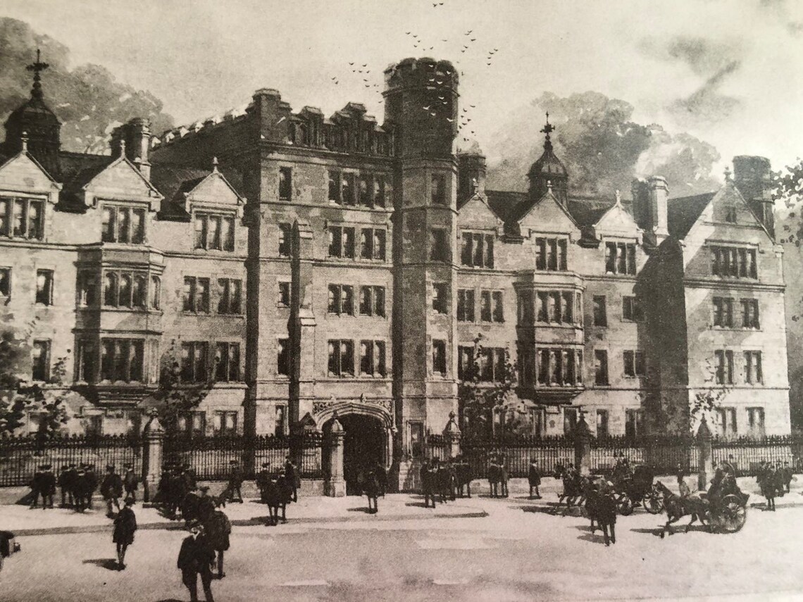 Yale Haight Sheffield Dorm by Charles Coolidge Gothic Revival Style ...