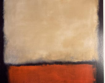Mark Rothko, No. 7 | Vintage Print | Mid-century Modern | Gift for art lover
