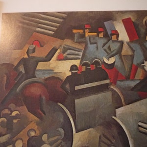 Roger de La Fresnaye Artillery Cubist Art ephemera Paris 1943 gift for art lovers framable French school of art early 20th century image 2