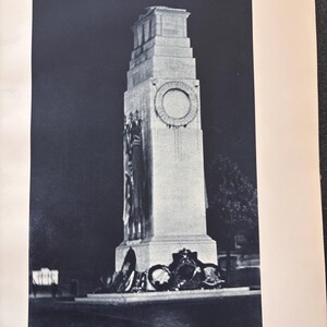 London Centograph | by Harold Burdekin | 1934 Blue Photogravure Published Lithograph Framable