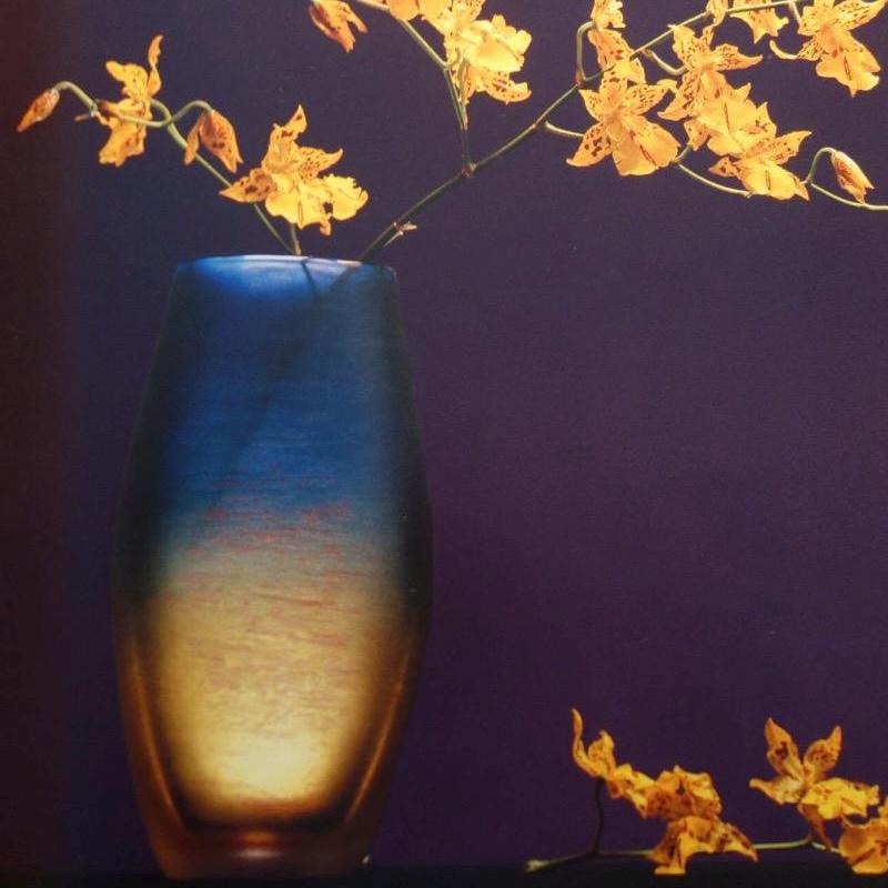 Mapplethorpe Yellow Orchids in Vase Reproduction Art Print New