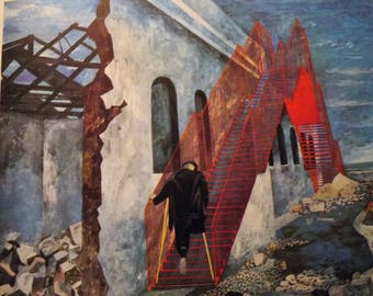 Ben Shahn, The Red Stairway Giclée art Stampa Realismo americano commento sociale - Tema dell'Olocausto Wall Art