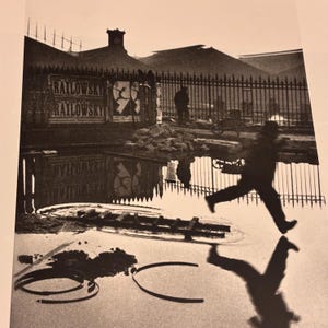 Henri Cartier-Bresson | Gare Saint Lazard Paris, 1932 | Black and White | Vintage Published Lithograph | Ready to Frame | Wall Art