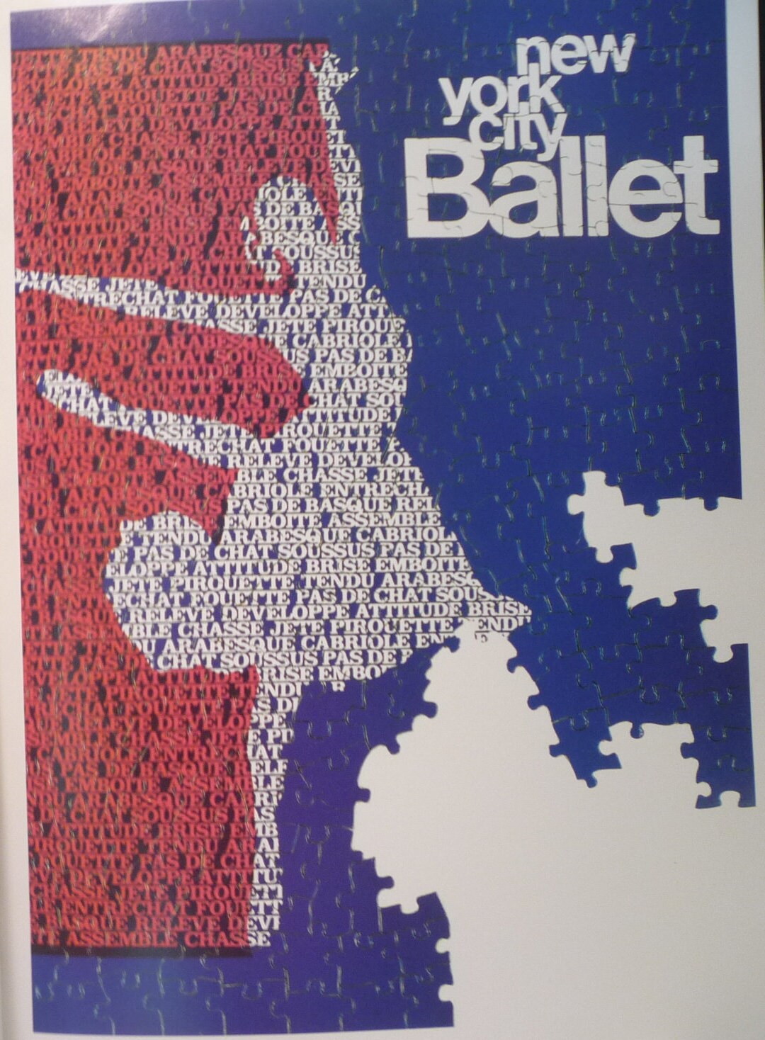 New York City Ballet -by Donn Matus Vintage Poster - 1979 print 11 by 14 Poster gift for dance lover 1970 Balanchine and Jerome Robbins
