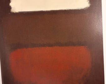 Mark Rothko, n° 28 | Estampe vintage | Style moderne du milieu du siècle | Cadeau pour amateur d'art