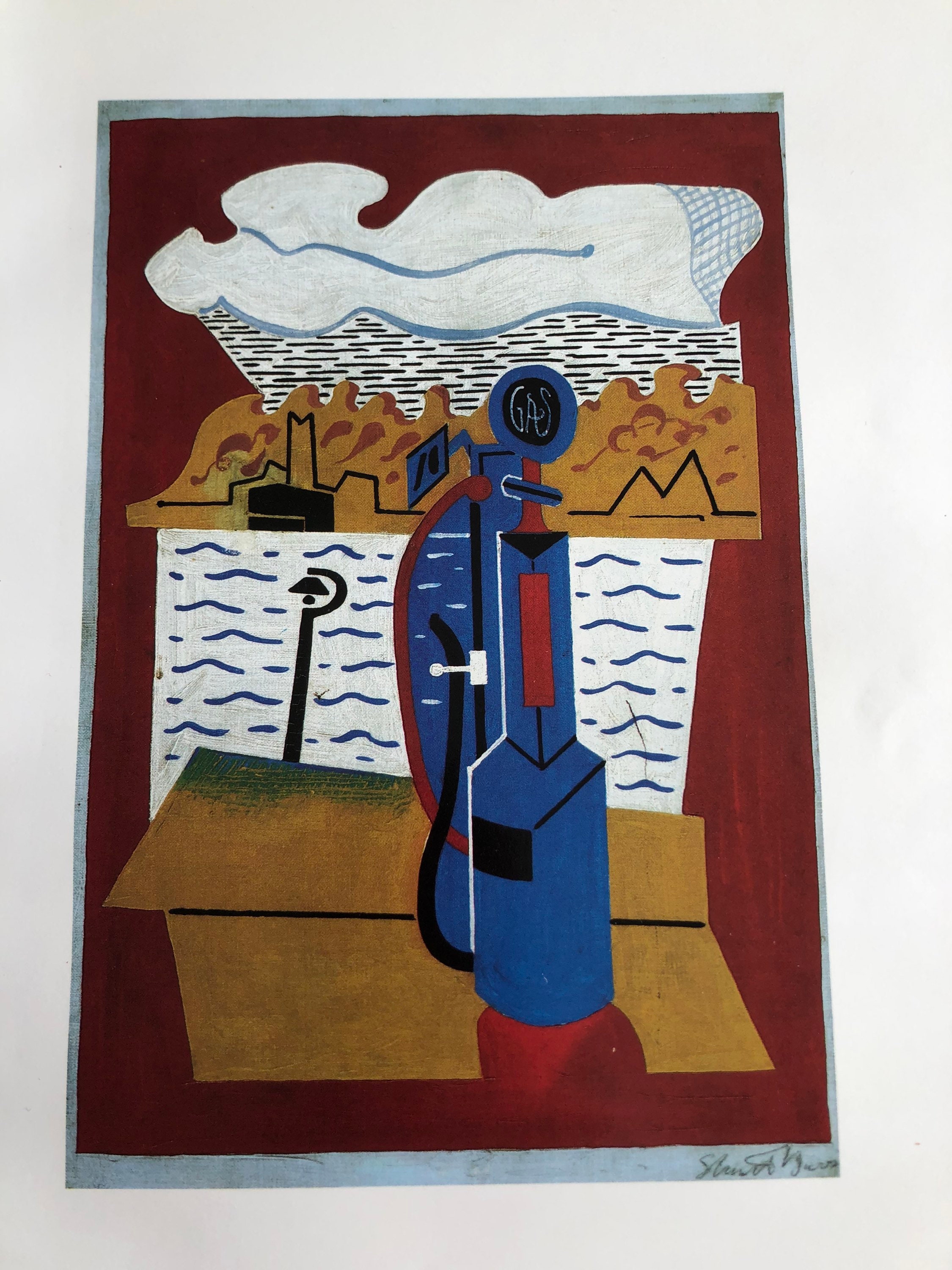 Stuart Davis. Gas Pump Fine Art Print American Modernism Gift for