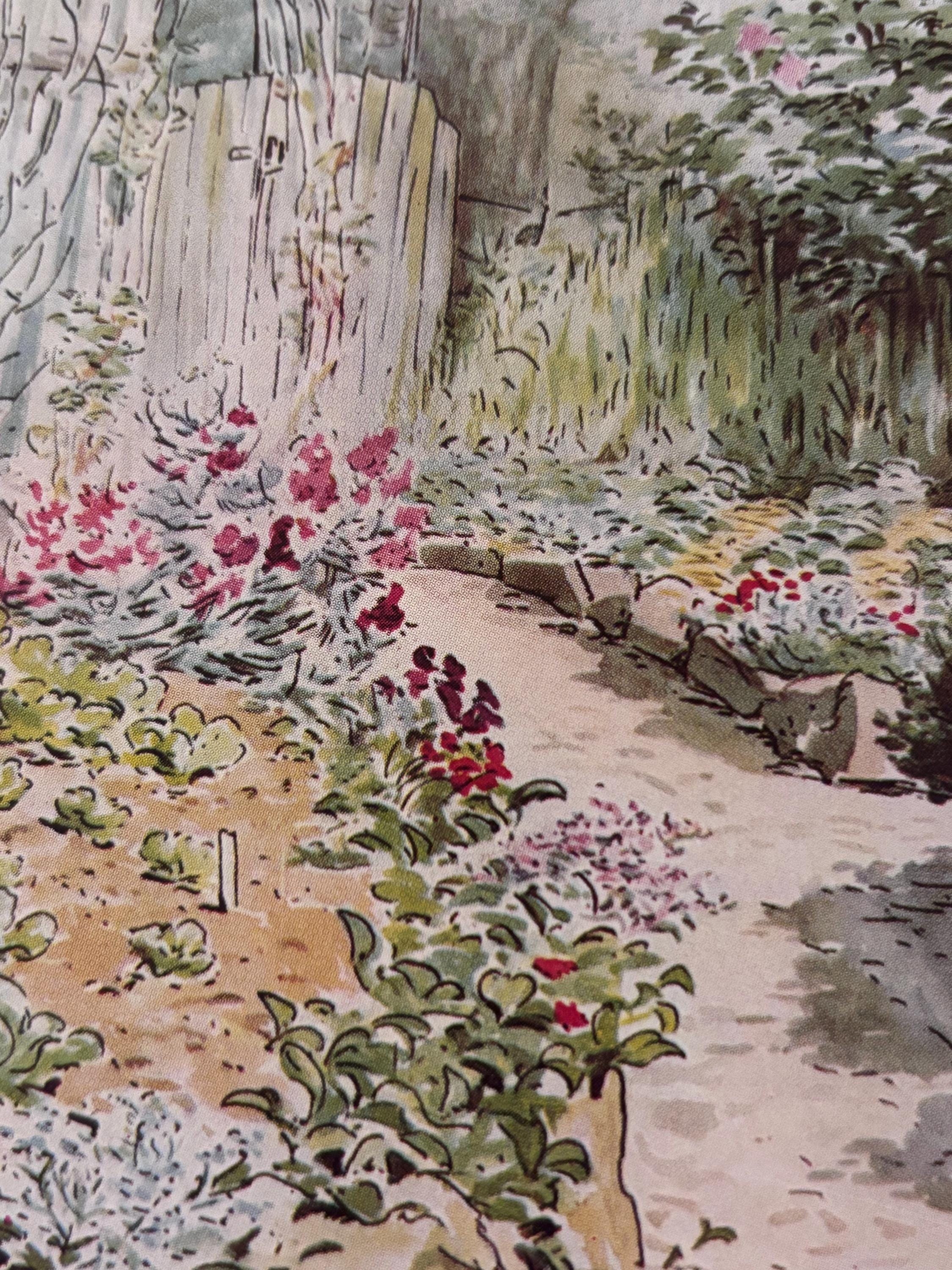 Beatrix Potter, Spring at the Nuttery, | Vintage Print | for