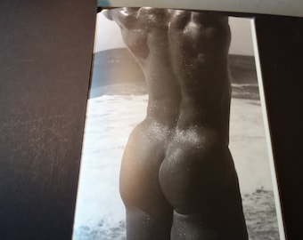 Herb Ritts The Back Beautiful Masculine Body modern photography black and white art gift large print Bob Paris and Rob Jackson bodybuilders