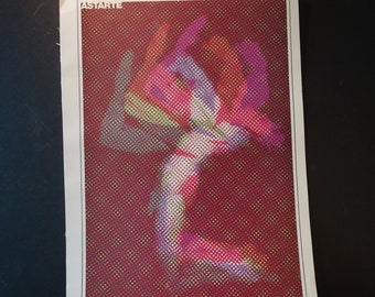 Joffrey Ballet City Center Astarte par Herbert Migdoll - Impression d'art cadeau deux tailles pour amateur de danse affiche belle danseuse abstraite