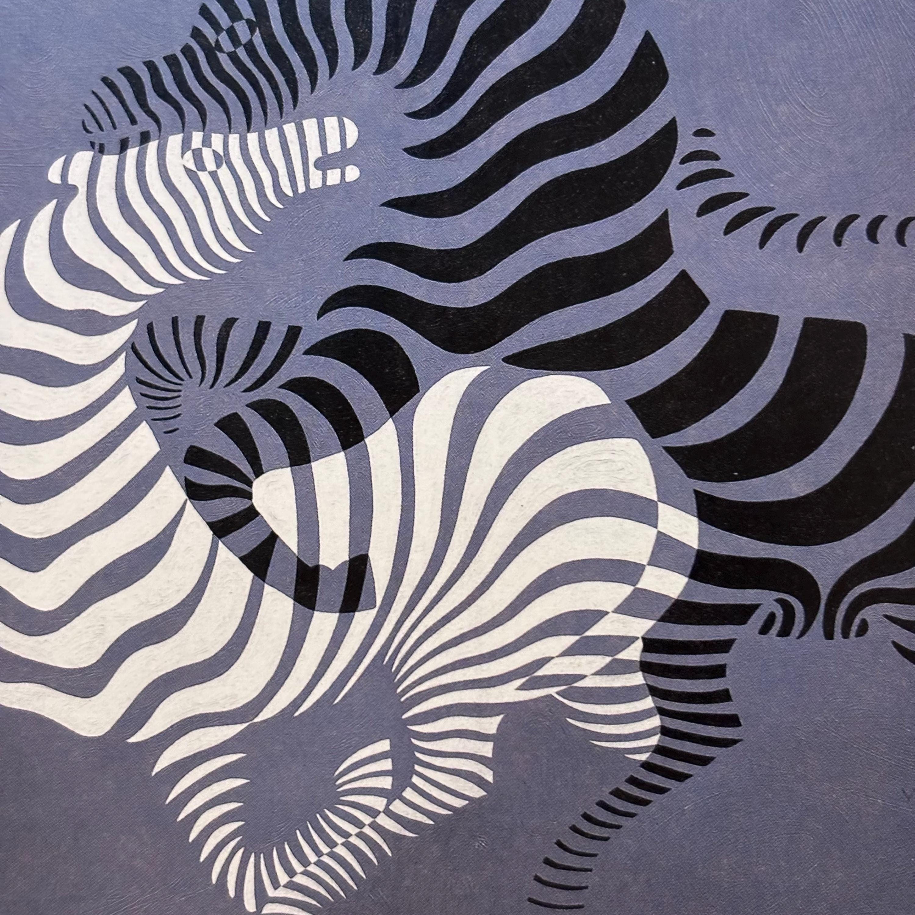 Victor Vasarely, Mi Zebre | Vintage Published Lithograph | Op Art