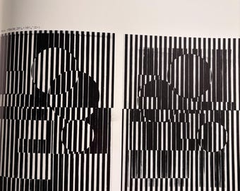 Victor Vasarely, Mora | Vintage Published Lithograph | Op Art | Modern Wall Art