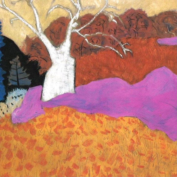 Milton Avery - Autumn in the Woods Modern Art Print Abstract