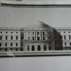 Stephen Hallet The Capitol Building Reproductie print Voor framing 14 bij 12 inch cadeau voor architect Geschiedenis van de Architectuur