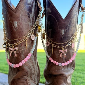 Boot Charm Chains, Custom Cowgirl Accessory, Customize Boot Bling ...