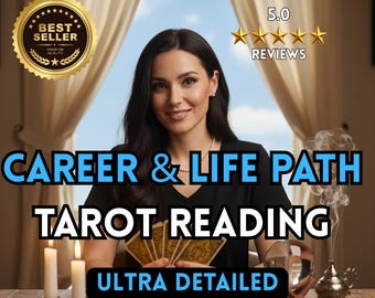 Carrière- en levenspad Tarotlezen, gedetailleerde paranormale begeleiding, levering op hetzelfde uur