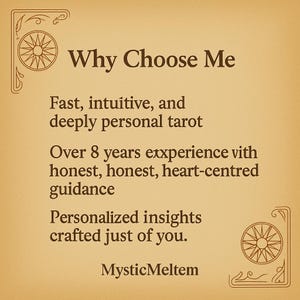 Unlimited Question Tarot Reading, Detailed Psychic Answers, Intuitive Guidance, Same Hour Delivery image 5