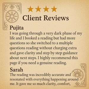Unlimited Question Tarot Reading, Detailed Psychic Answers, Intuitive Guidance, Same Hour Delivery image 4