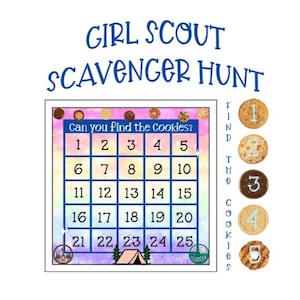 Girl Scout Party Activity | Scavenger Hunt | Bridging Activity | Digital Download for Immediate Delivery