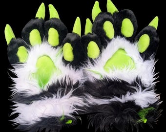 Fursuit Four or Five Finger Toony Hand Paw Commissions Fully Lined