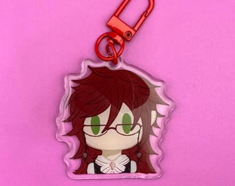 Grell Sutcliff black butler keychain