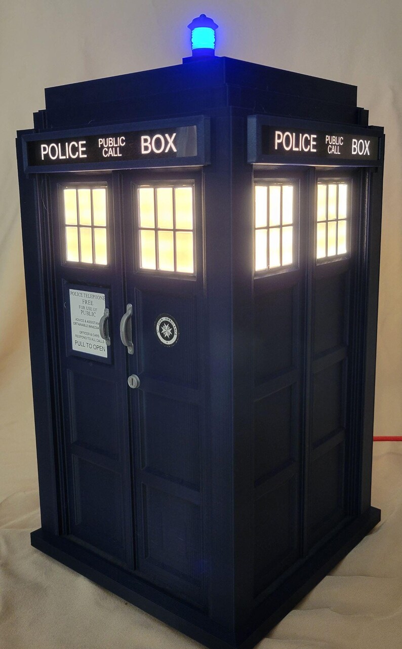 TARDIS Power Version of 3D Printable Storage Box - Etsy