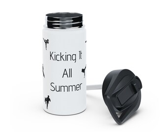 Martial Arts Water Bottle: Stainless Steel, Stay Hydrated