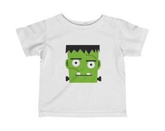 Frankenstein Toddler Halloween Shirt, Cute Monster Tee