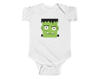 Frankenstein Halloween Cotton Infant Onesie