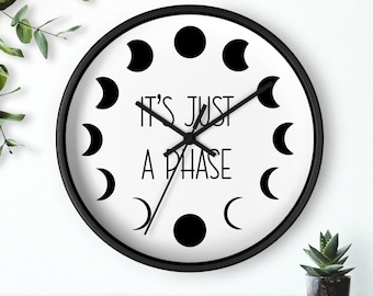 It's Just a Phase Wall Clock | Moon Phases Design