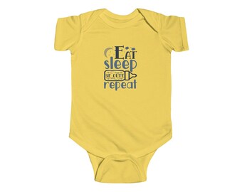Eat Sleep Be Cute Repeat Onesie | Funny Toddler Shirt
