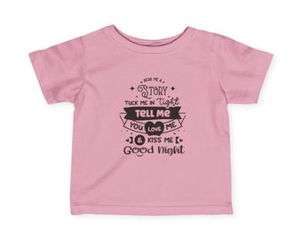 Custom Goodnight Tee for Toddlers - Boys & Girls Sleep Shirt
