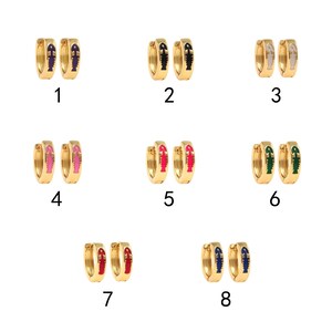 1pair 18K Gold Filled Fish Bone Earring,Enamel Earrings Hoop Earrings,Dainty Earrings,Everyday Earring, Perfect Gift for Her