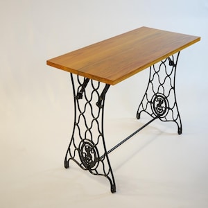 Table, Reclaimed Wood, Cast Iron Base, Entryway Table, Console Table, Accent Table