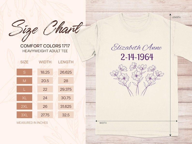 Custom Comfort Colors Shirt Custom Text T-shirt Personalized
