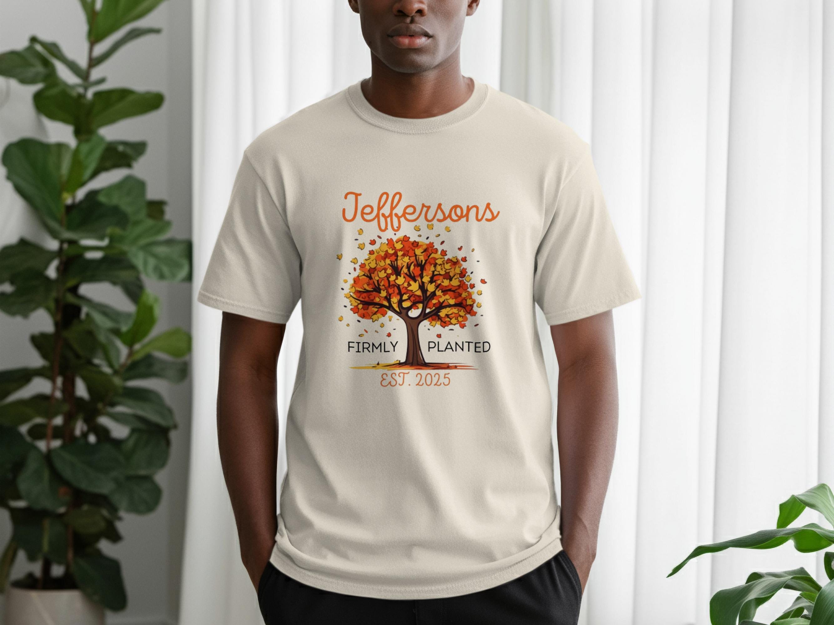 Personalized Family Tree T-shirt, Custom Established Date Shirt