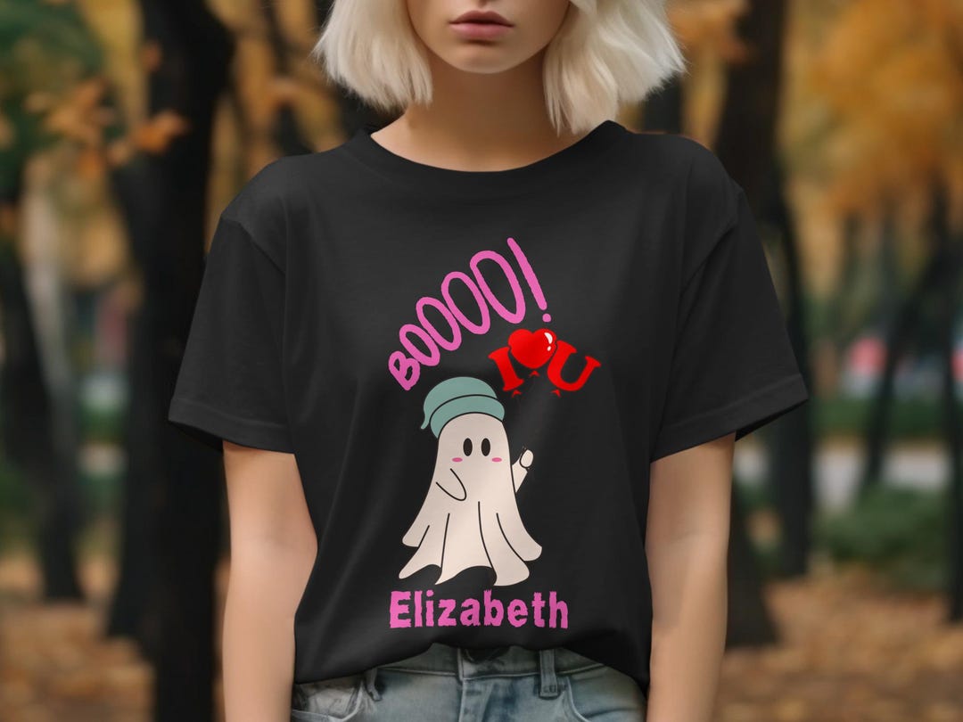 Personalized Ghost T Shirt, Personalized Halloween Shirt, BOOOO, I ...