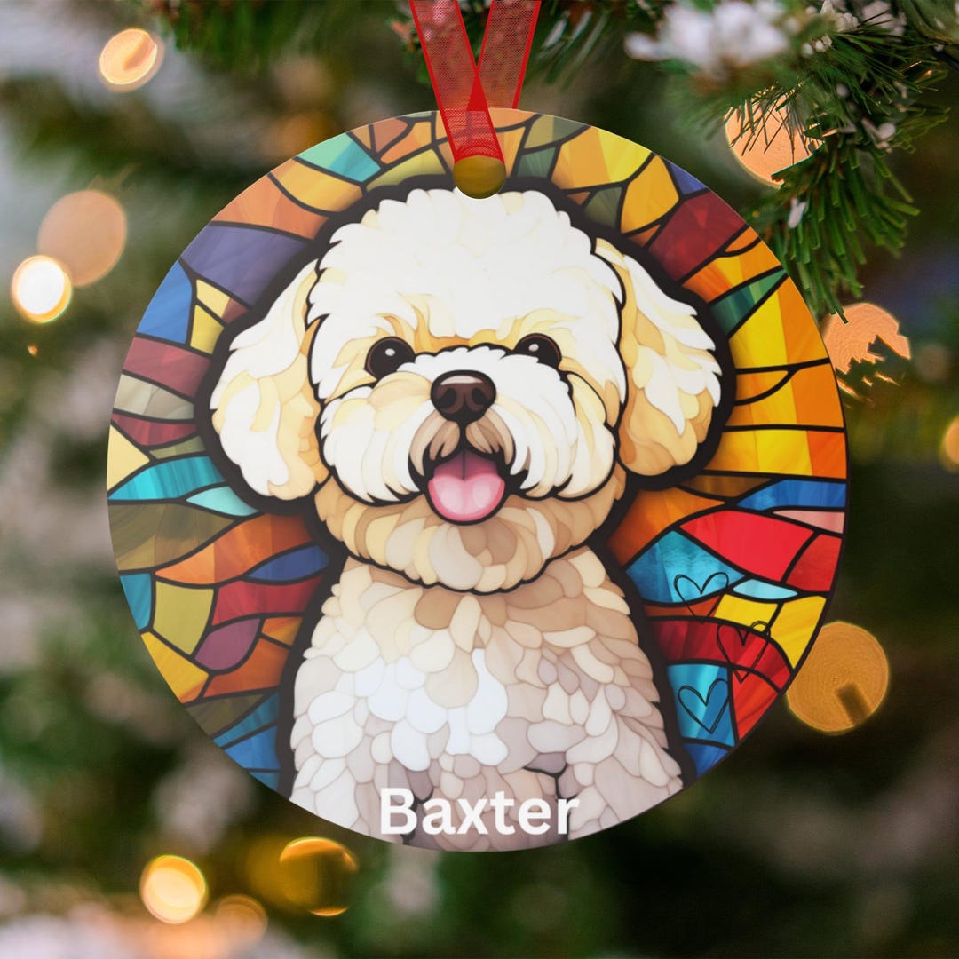 Personalized Dog Ornament, Pet Memorial Ornament, Custom Dog Ornament ...