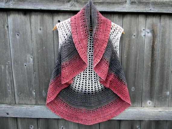 Handmade Crochet Women Shrug Bolero Tunic Summer Cardigan Earthy