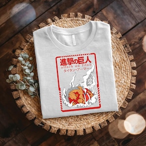 AOT Shirt, AOT inspired Tshirt, Attack on Titan Shirt, Unisex Anime Hoodie, Best Anime Gift for Him, Attack on Titan anime merch