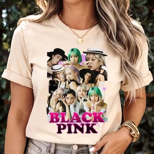K-Pop BLINK Merch, Girl Group Fan Gift, Jennie Lisa Jisoo Rosé Shirt, Blackpink T-Shirt or Sweatshirt, Blackpink Inspired T-Shirt, K-Pop tee